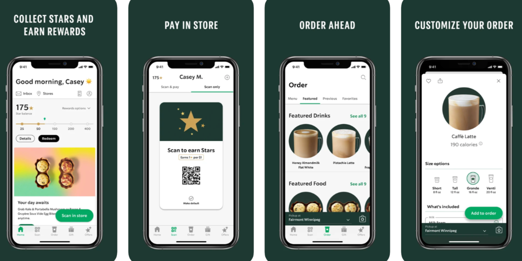 Starbucks - omnichannel communication example