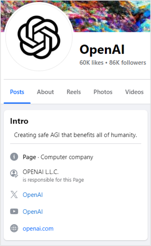 open AI facebook