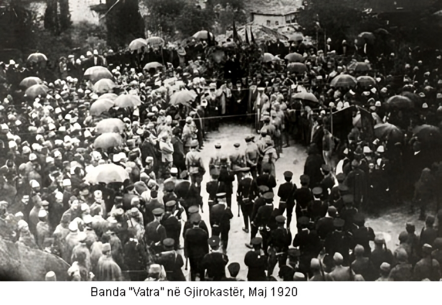 Banda Vatra ne Gjirokaster, Maj 1920.png