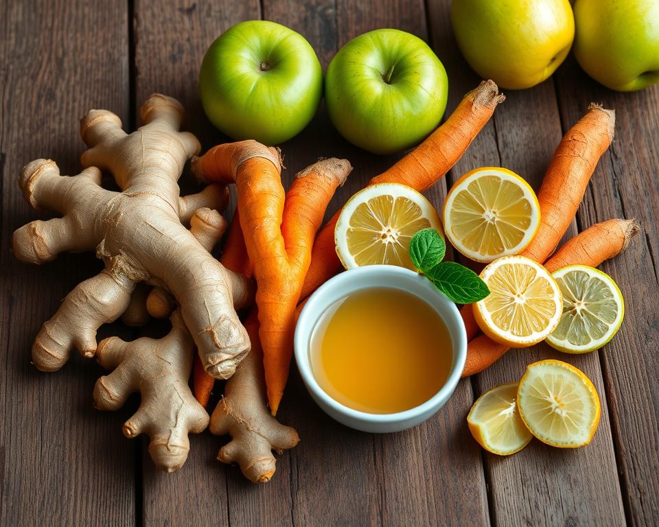 Ginger Turmeric Shot Ingredients