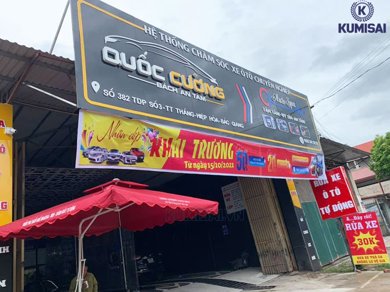 Hệ thống chăm sóc xe ô tô chuyên nghiệp - Quốc Cường Auto Spa