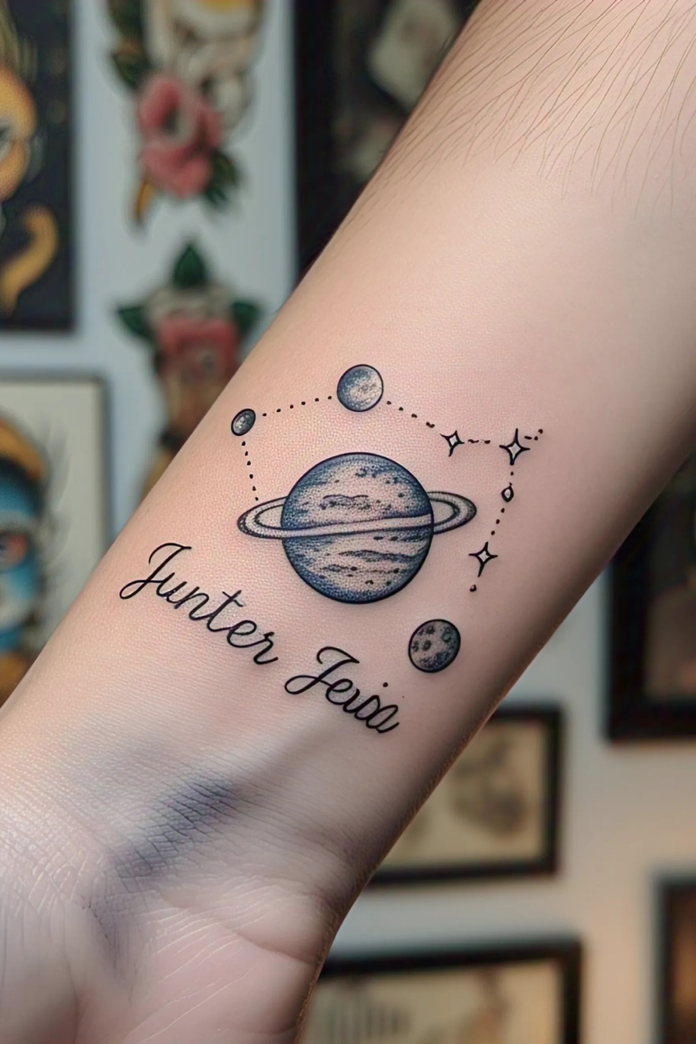 Jupiter Constellation Tattoo