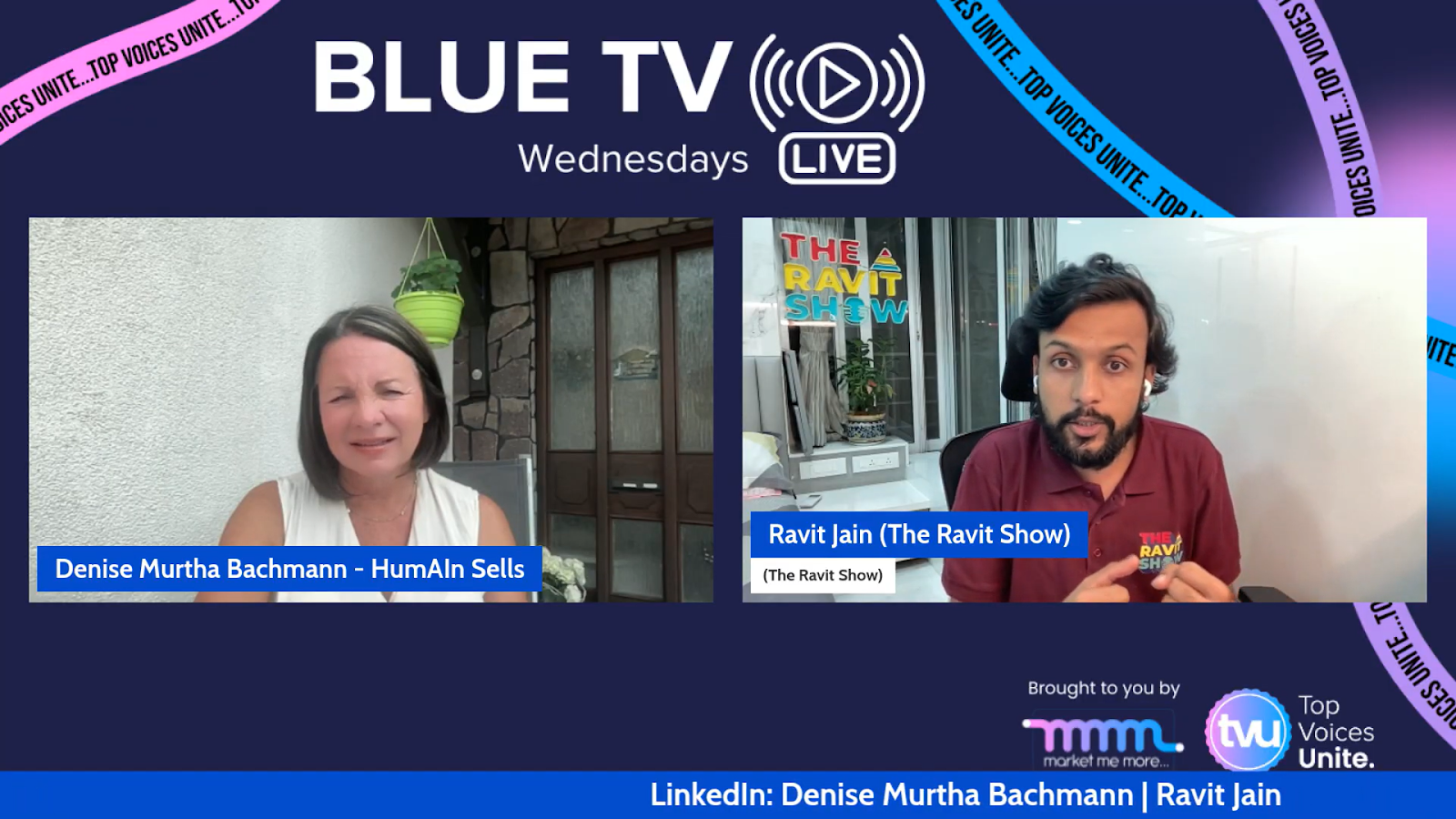 Denise and Ravit on Blue TV discussing green investment strategies