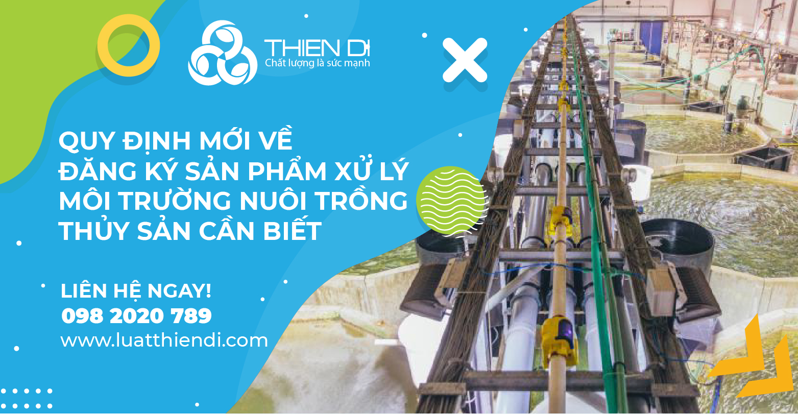 Quy định mới về đăng ký sản phẩm xử lý môi trường nuôi trồng thuỷ sản cần biết