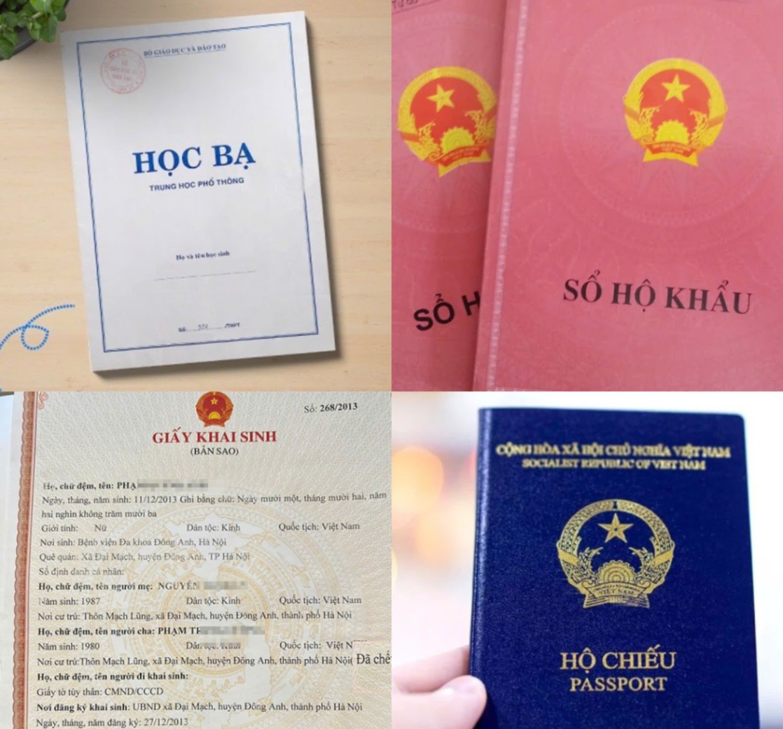 Các loại chứng từ cần có ở trẻ em xin Visa Úc