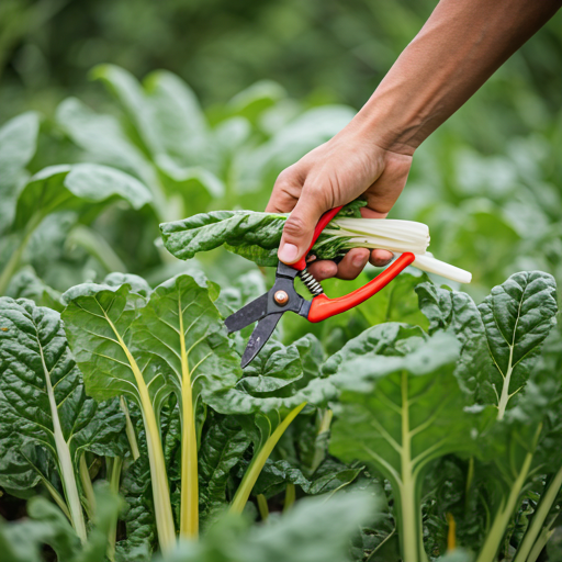 Harvesting Your Chard