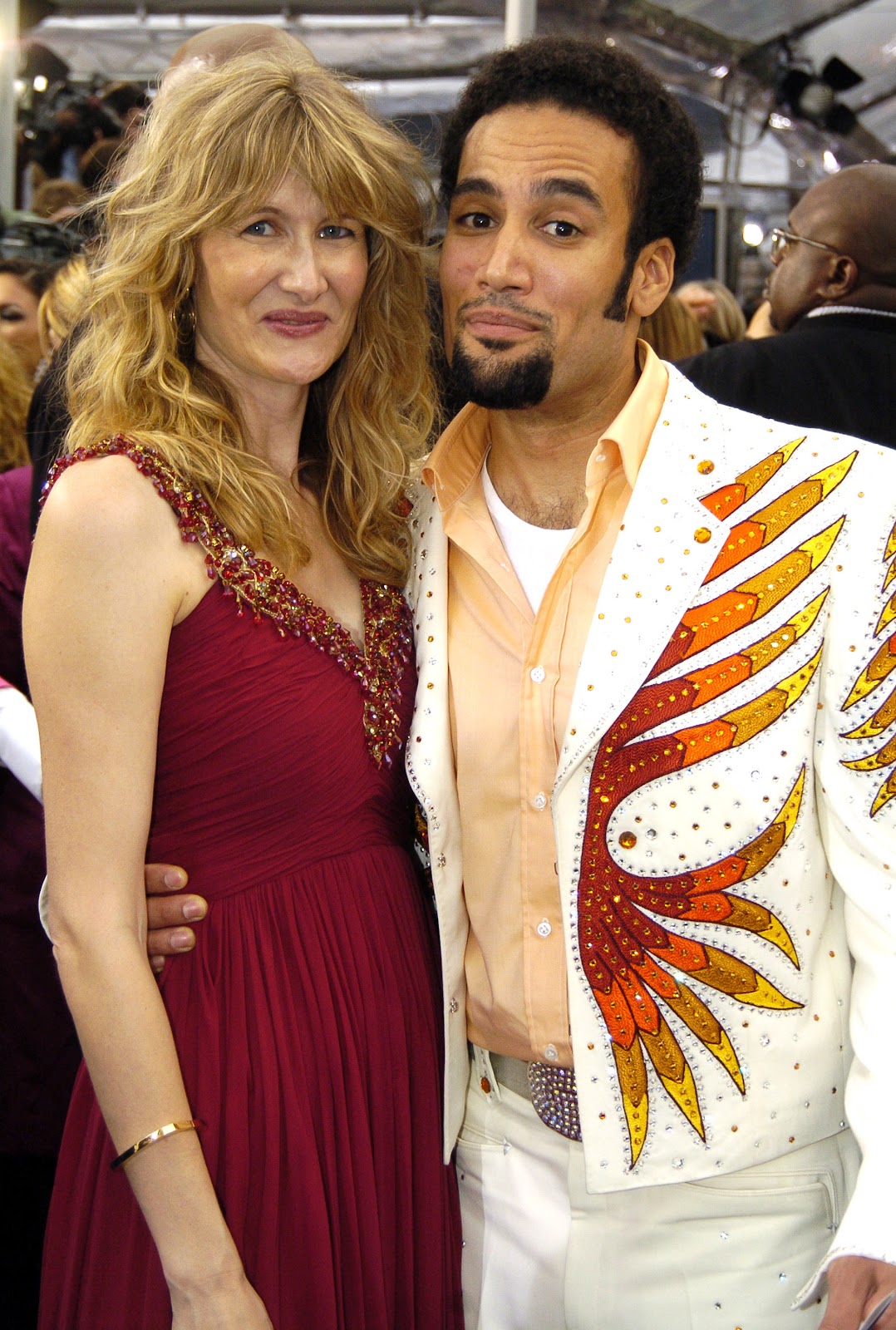 Laura Dern and Ben Harper at the 47th Annual Grammy Awards on February 13, 2005, in Los Angeles, California. | Source: Getty Images