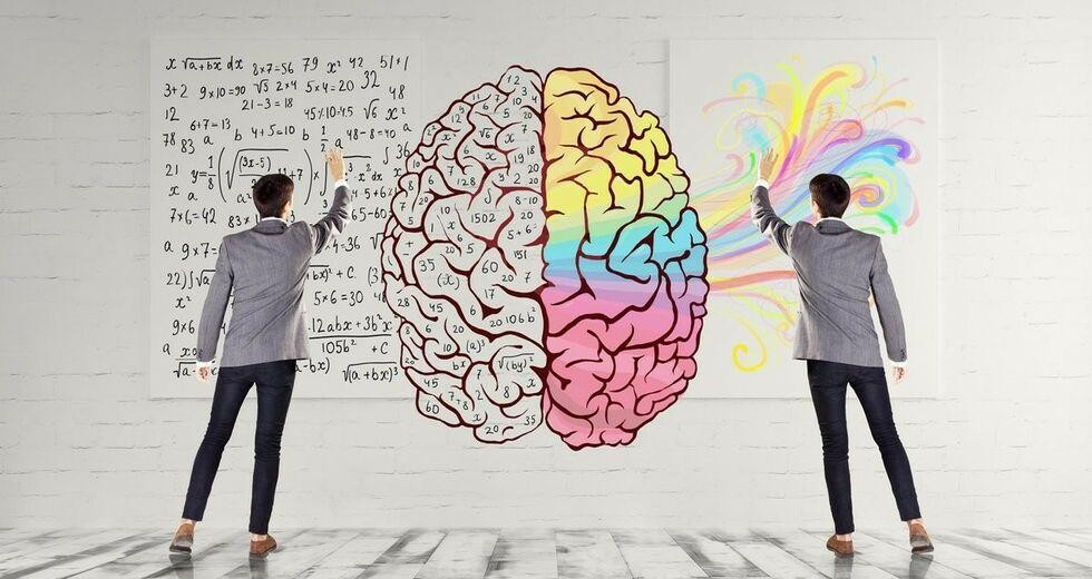 Correlation between left brain and IQ/EQ 