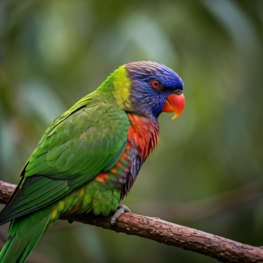 Purple-crowned Lorikeet (Glossopsitta porphyrocephala)