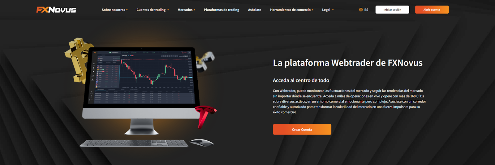 Visita la página de la Plataforma de Trading de FXNovus para más información sobre la plataforma