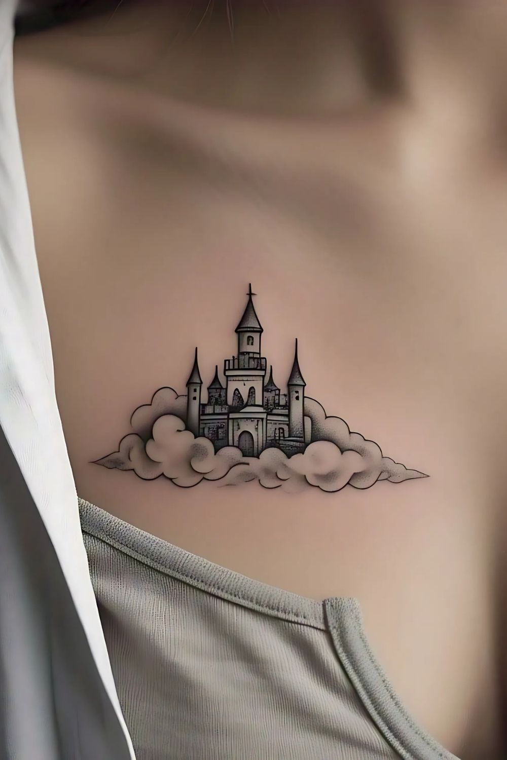Castle with Clouds