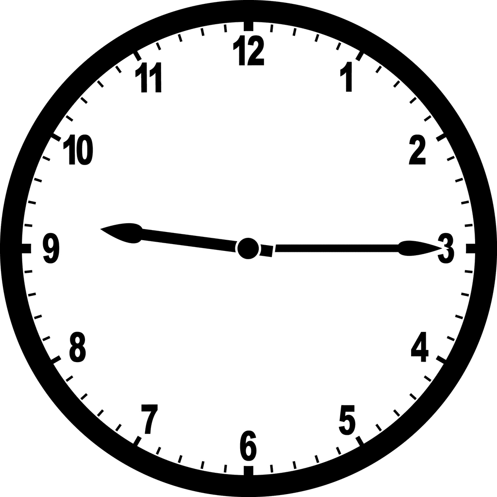 Clock 9:15 | ClipArt ETC