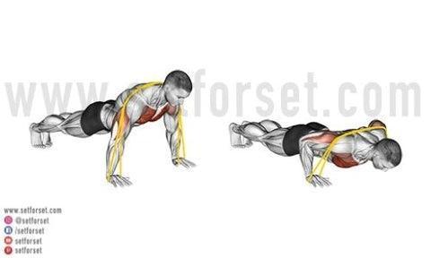 banded push ups