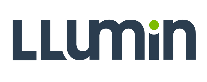 The logo of LLumin. 