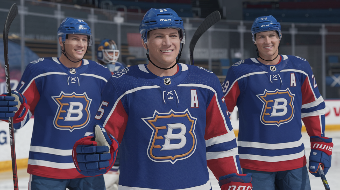 NHL 25 Franchise Mode Forwards Dressed as D
