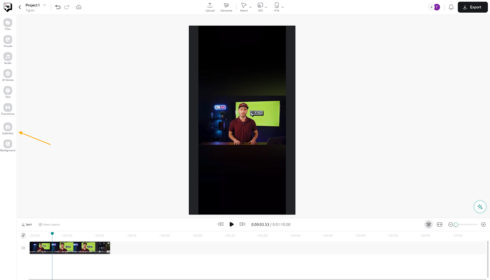 YouTube Shorts captions