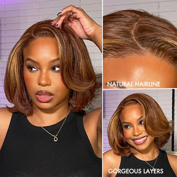 Top Bob Wigs with Bangs