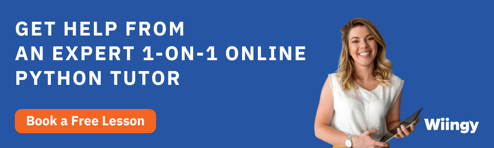 Get 1-on-1 online Python tutor