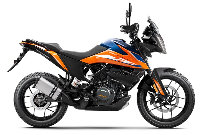 KTM 390 Adventure touring bike