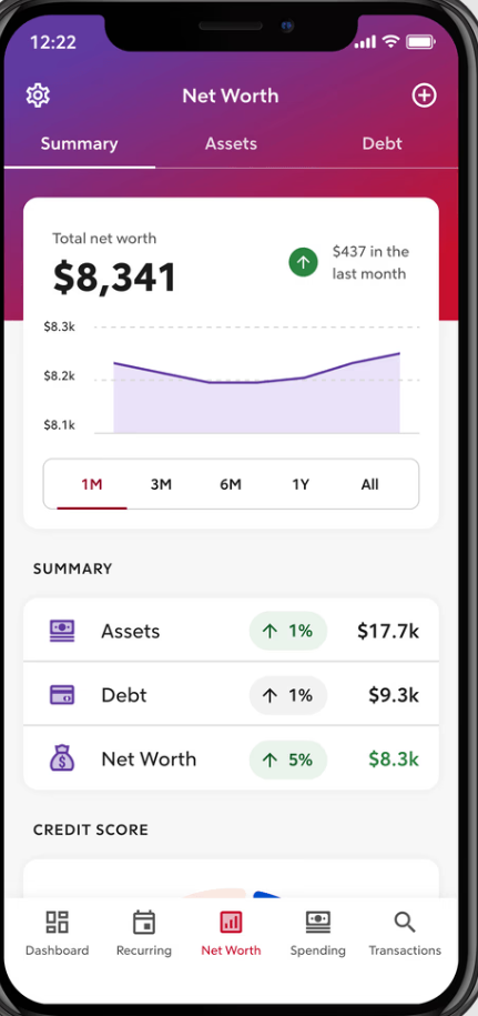 rocket money app net worth