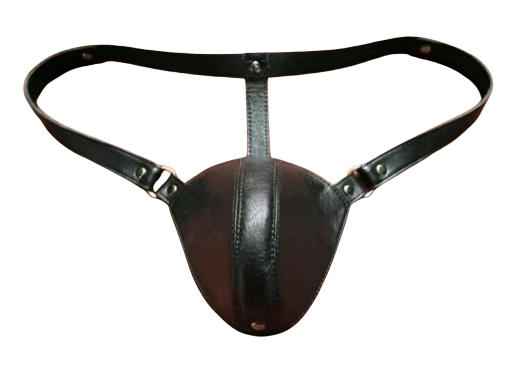 Male Leather Thong