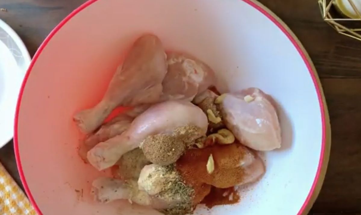 Start With Seasoning the Chicken