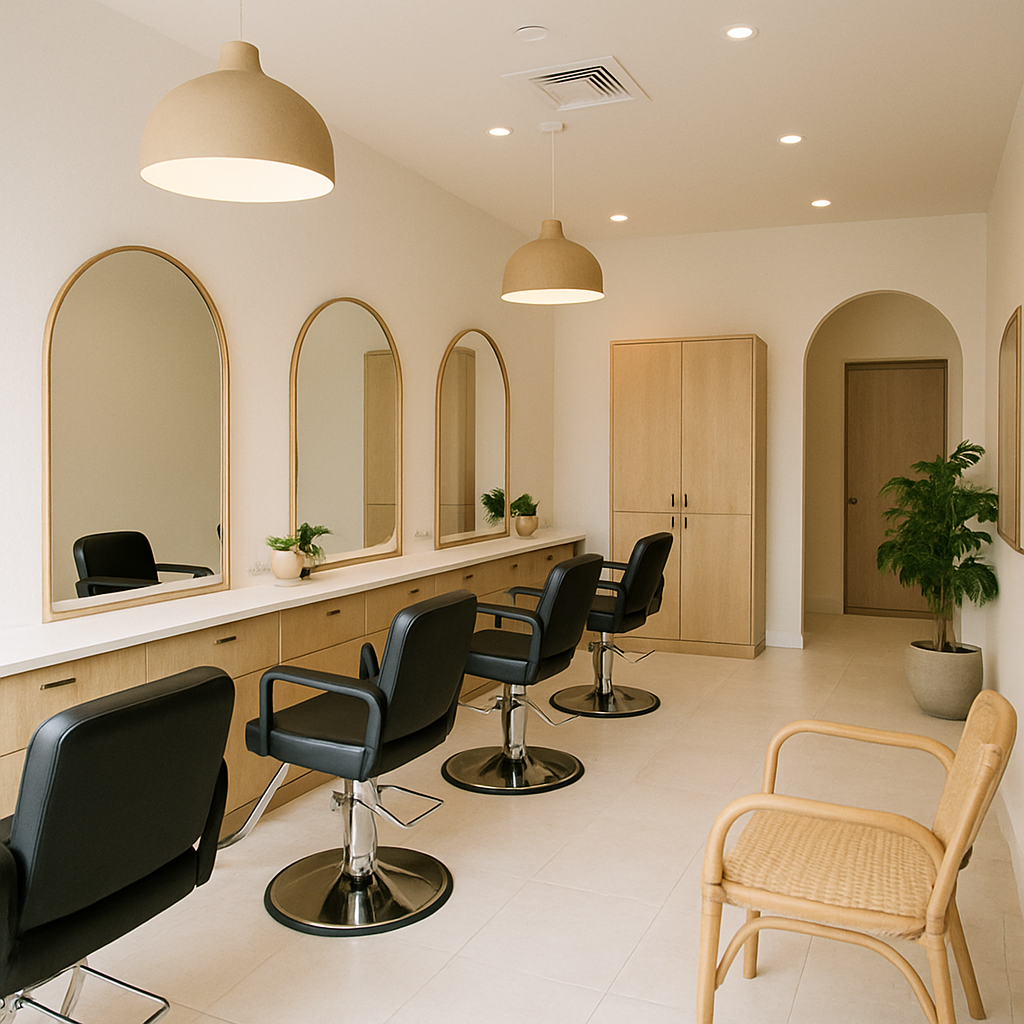 Salon interior design
