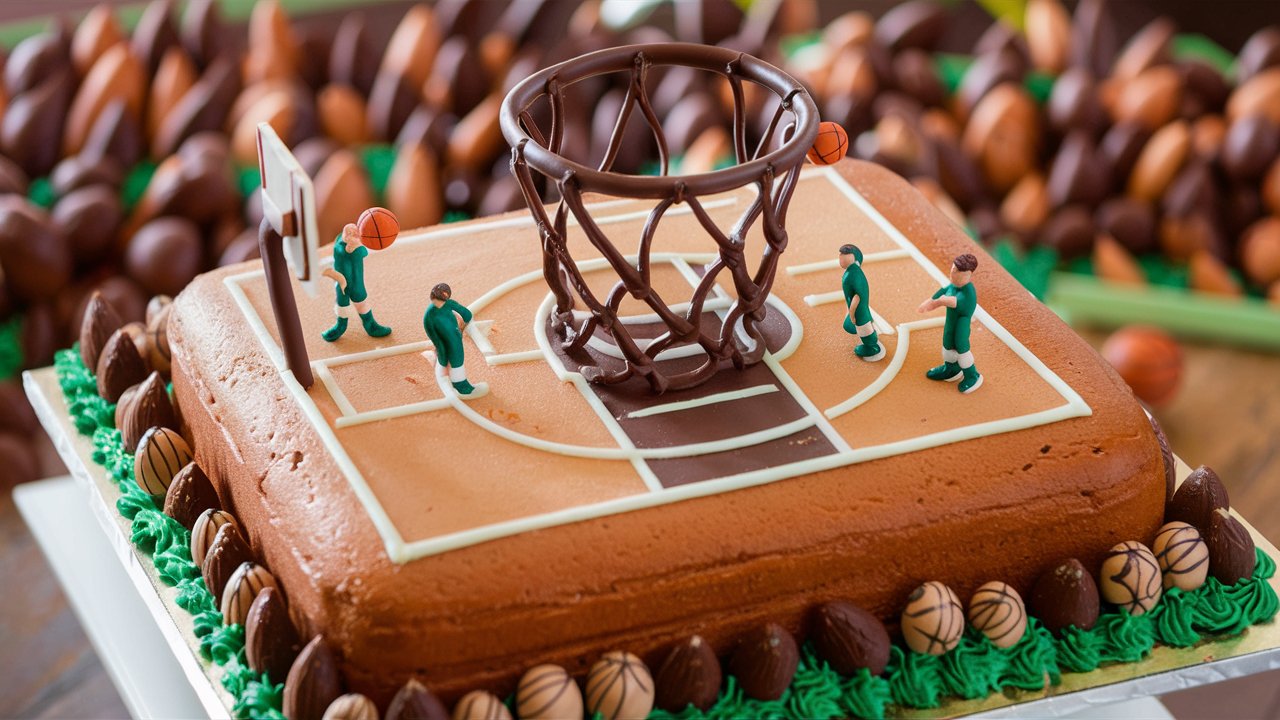 3D Basketball Hoop Cake