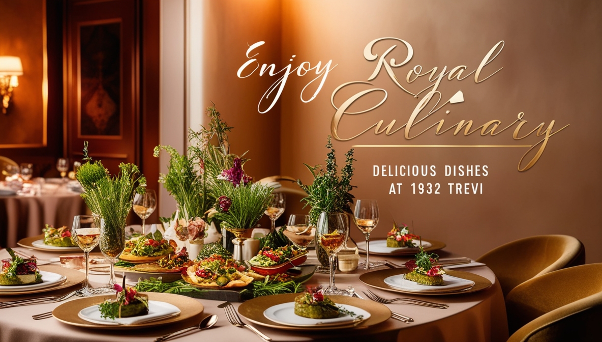 Enjoy Royal Culinary With Delicious Dishes At 1932 Trevi!