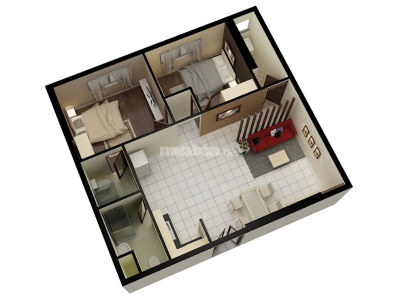 Thị trường mua bán chung cư mini 2 phòng ngủ rất sôi động