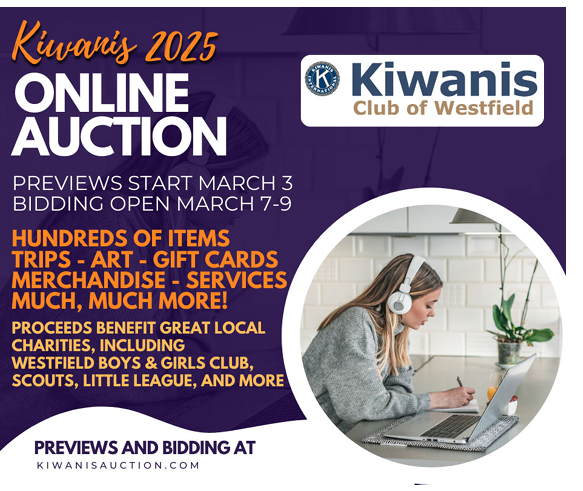 A poster for a online auction

Description automatically generated