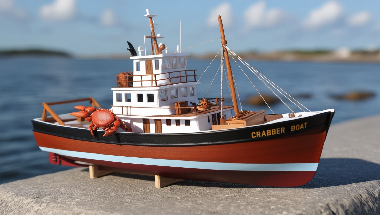 Crabber Boat Model Kits