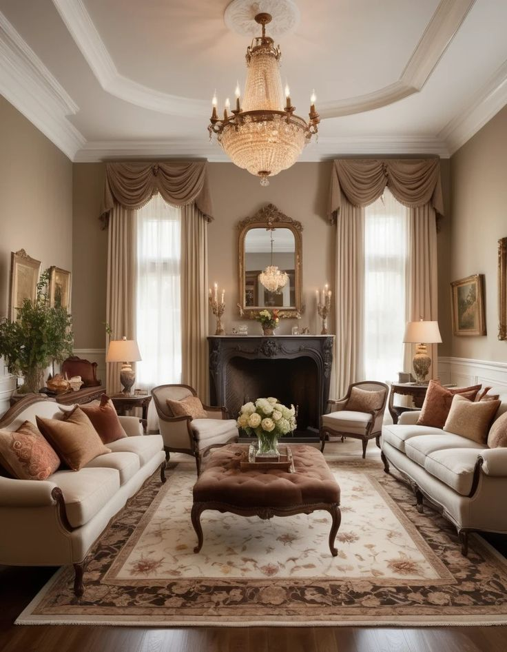 Evergreen traditional elegance Interior Design