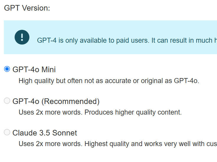 Ippei Content Writer supports ChatGPT and Claude
