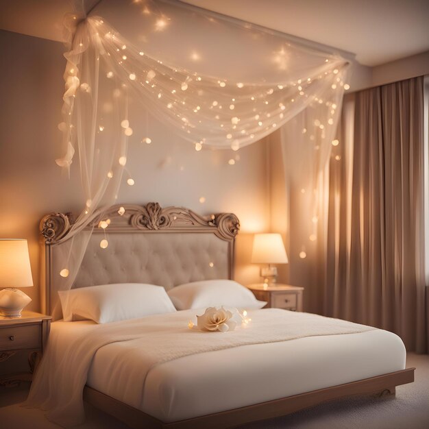 Decorate Bedroom with Lights
