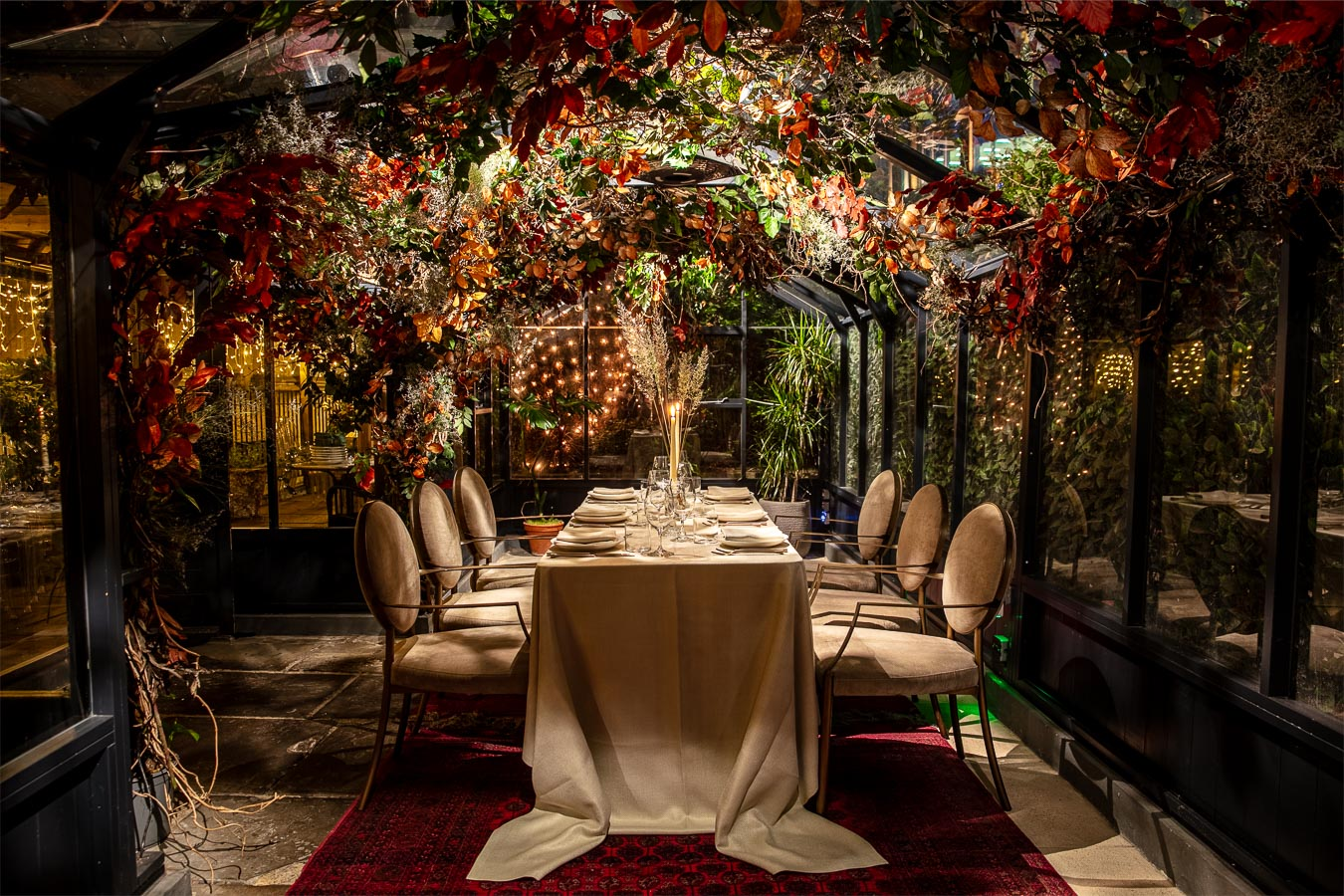 The Greenhouses’ large private dining rooms london