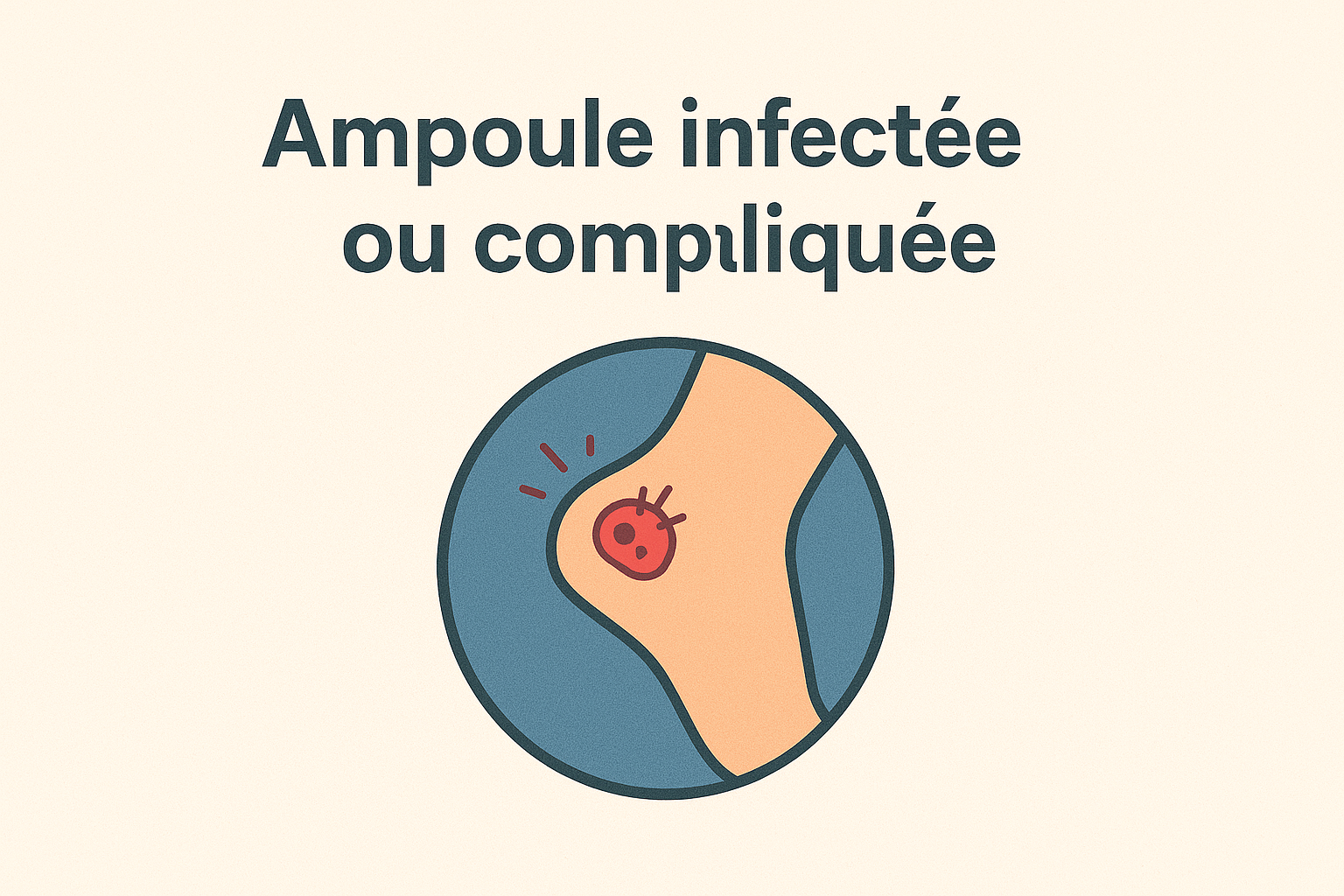 soigner ampoule pied infectée