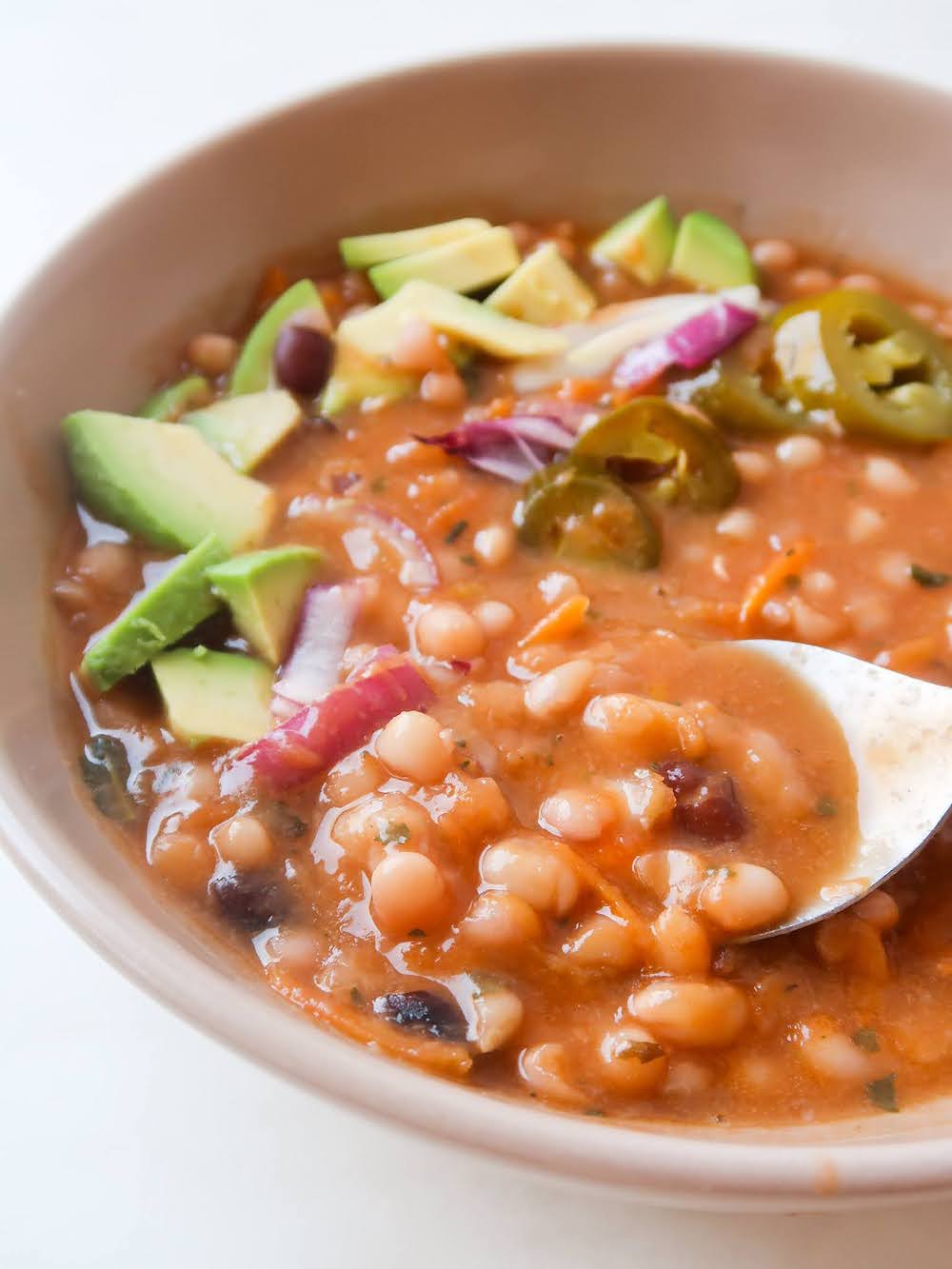 easy bean soup - clean eating recipe