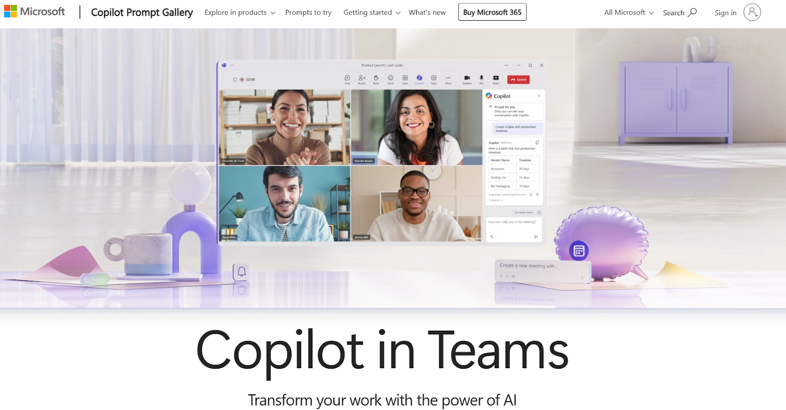 Microsoft Teams Copilot