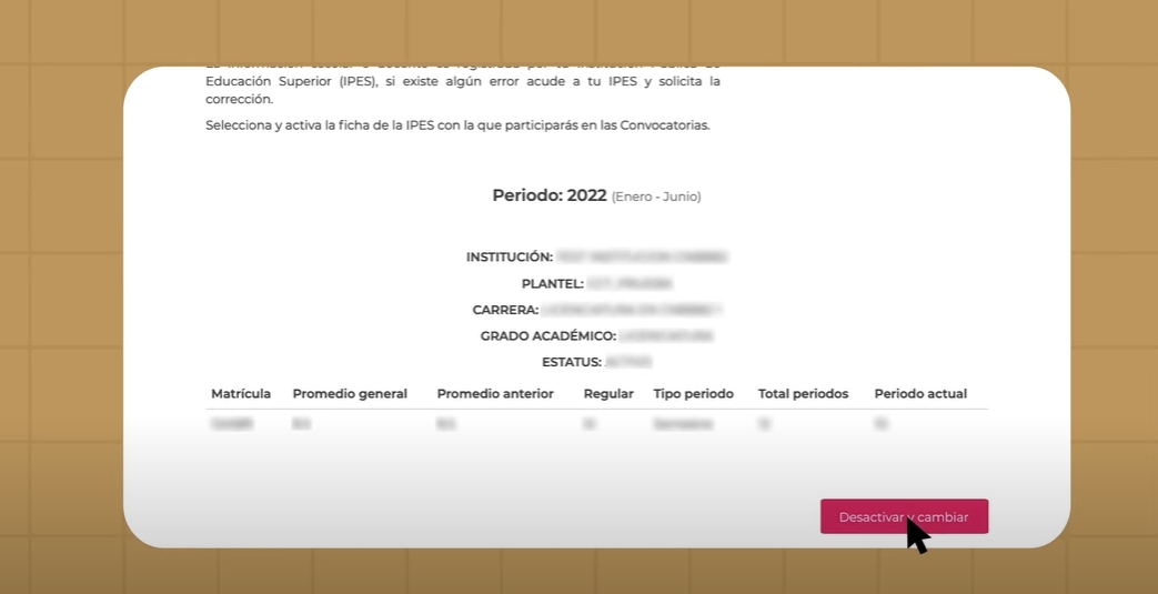 ¿Cómo Desactivar el Registro Escolar en un Sistema Único de Beneficiarios de Educación Superior?