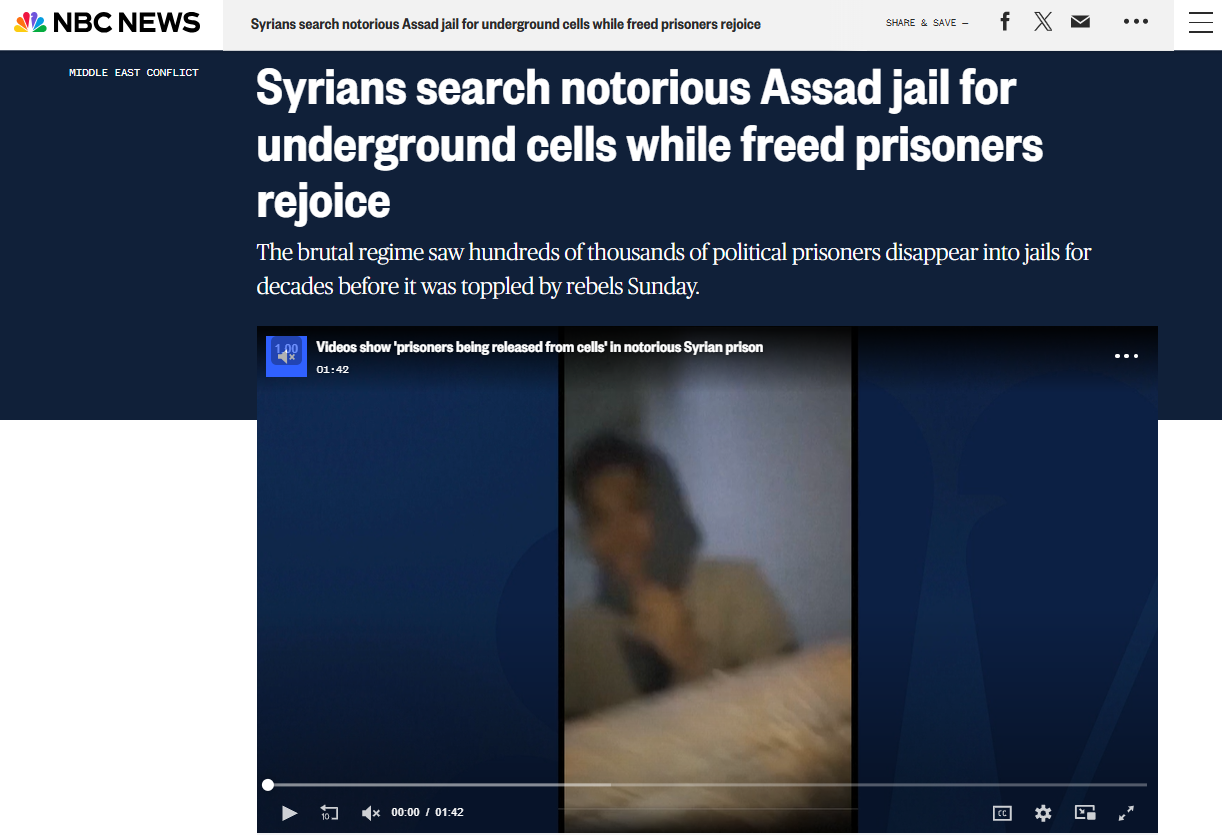 Syrian Families Search Assad's Notorious Saydnaya Prison