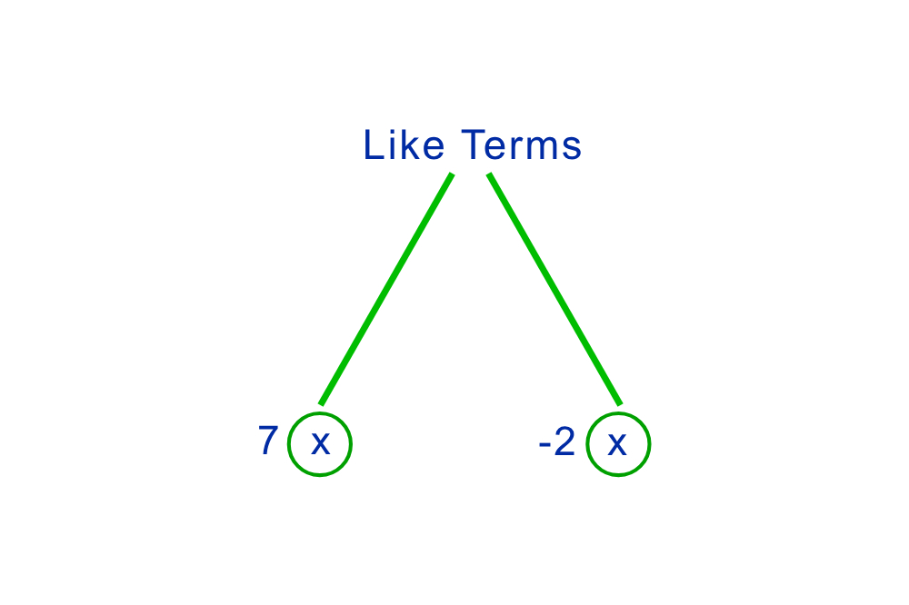 Like terms in Algebraic Expressions