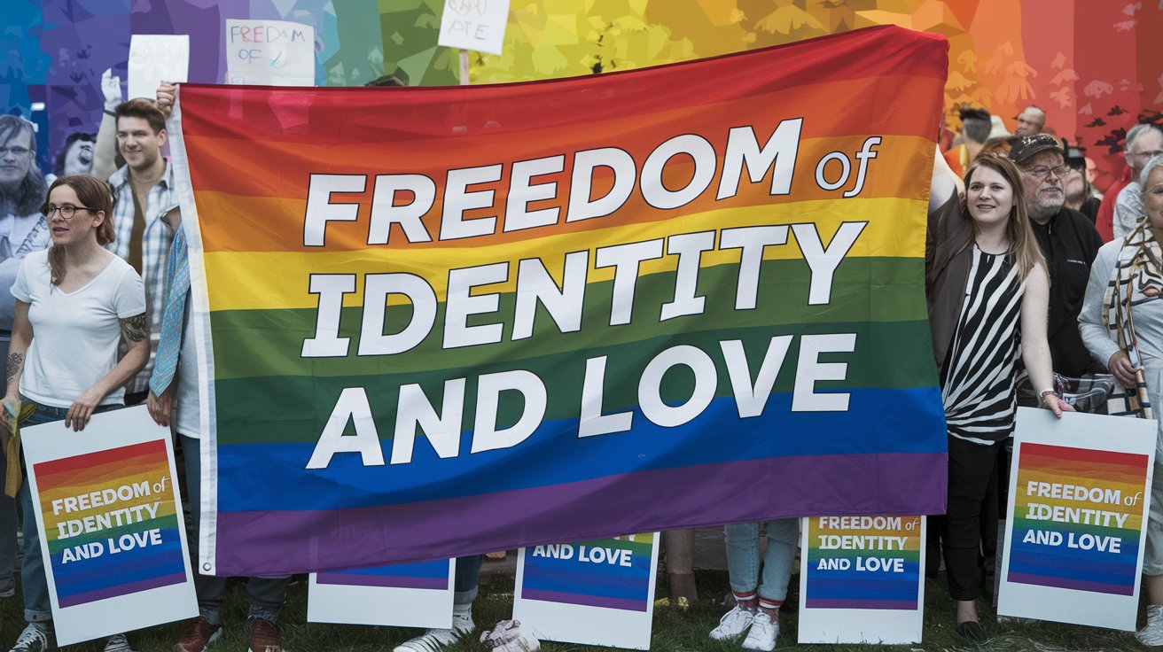 Rainbow Flag: Freedom of Identity and Love