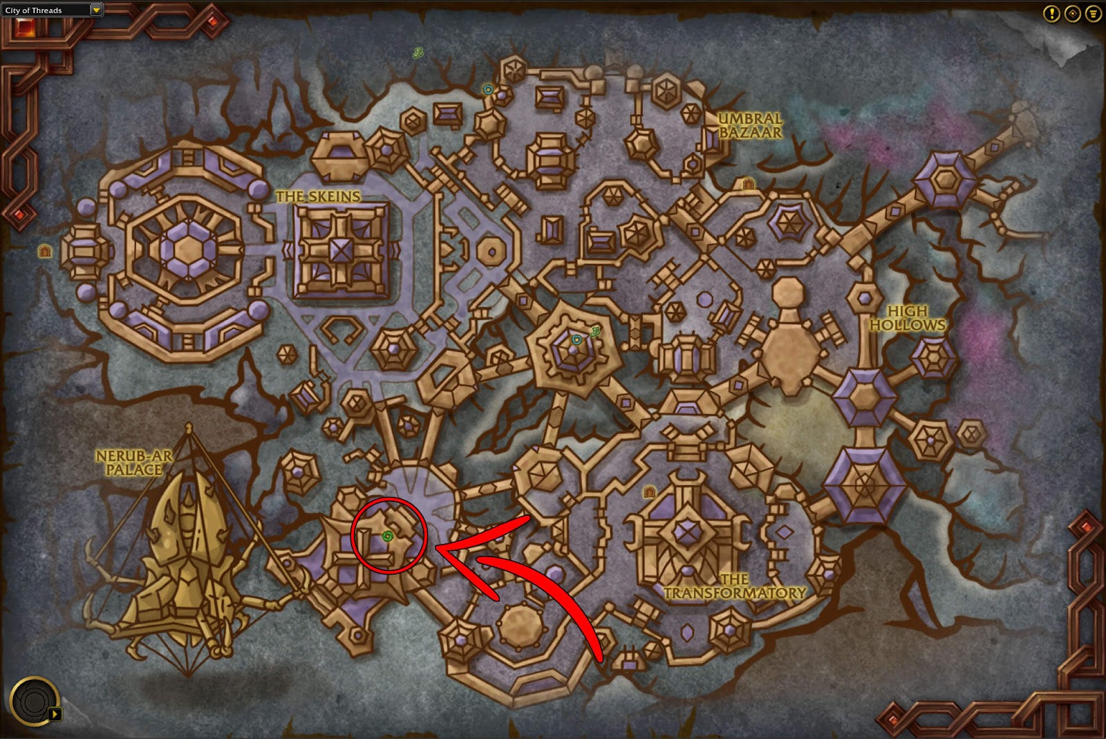 Nerub-ar Palace Raid: Entrance, Location, & Maps - World of Warcraft The  War Within - Warcraft Tavern