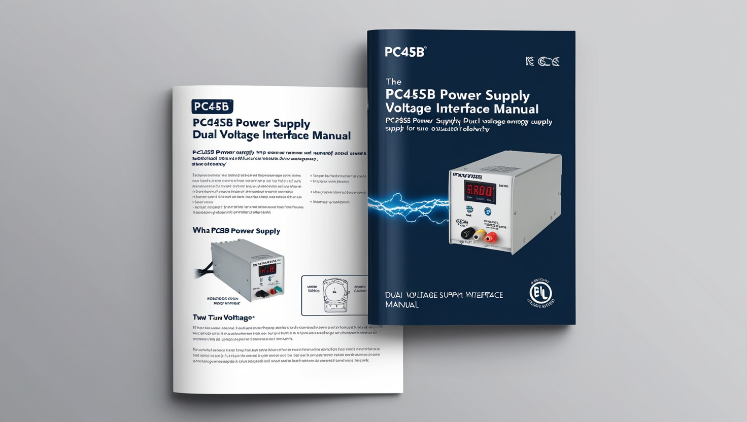 PC45B Power Supply Dual Voltage Interface Manual