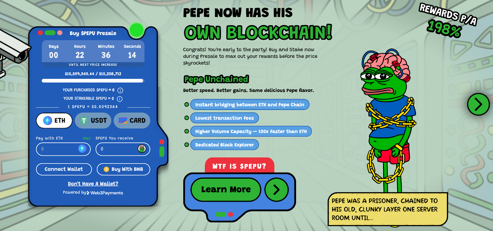 Pepe Unchained ICO 