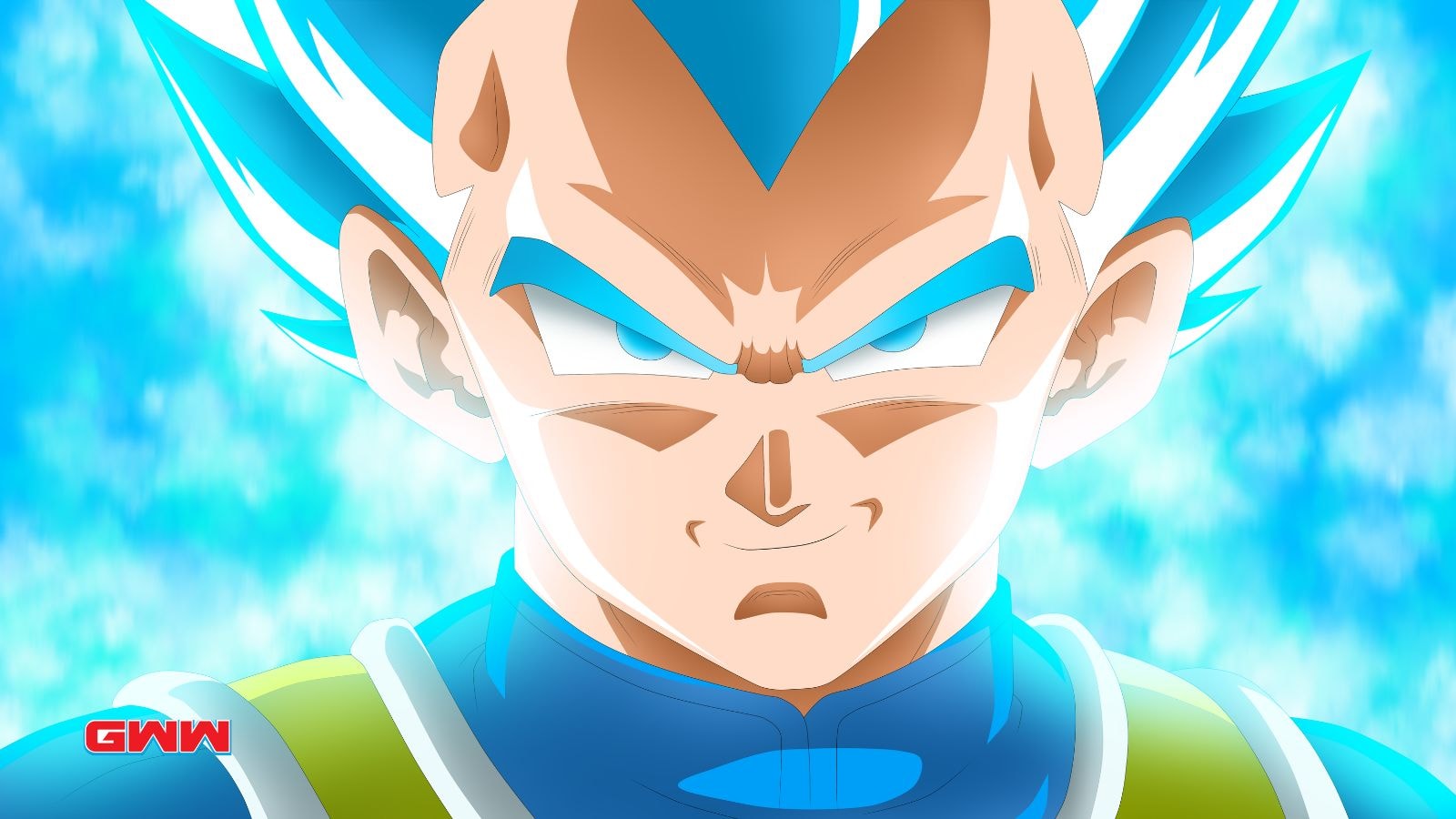 Vegeta in Super Saiyan Blue