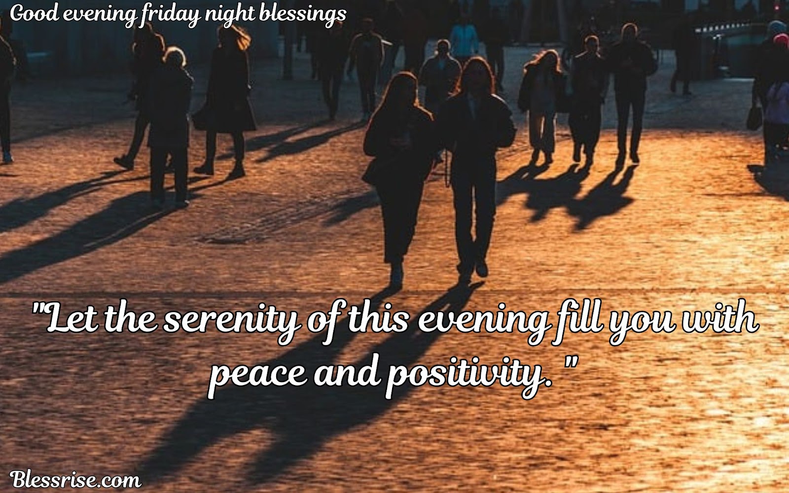 Friday evening blessings
