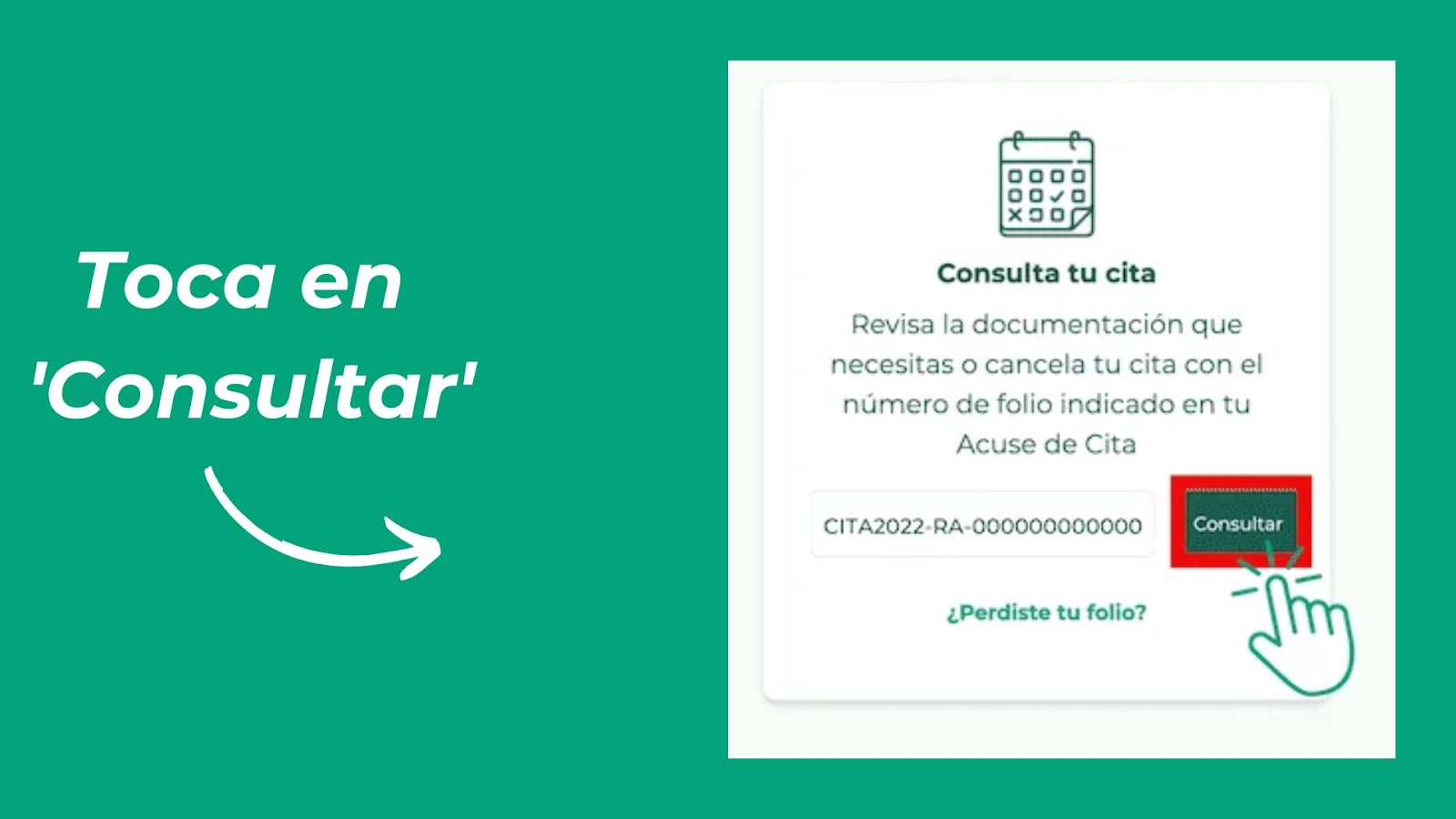 toca en consultar