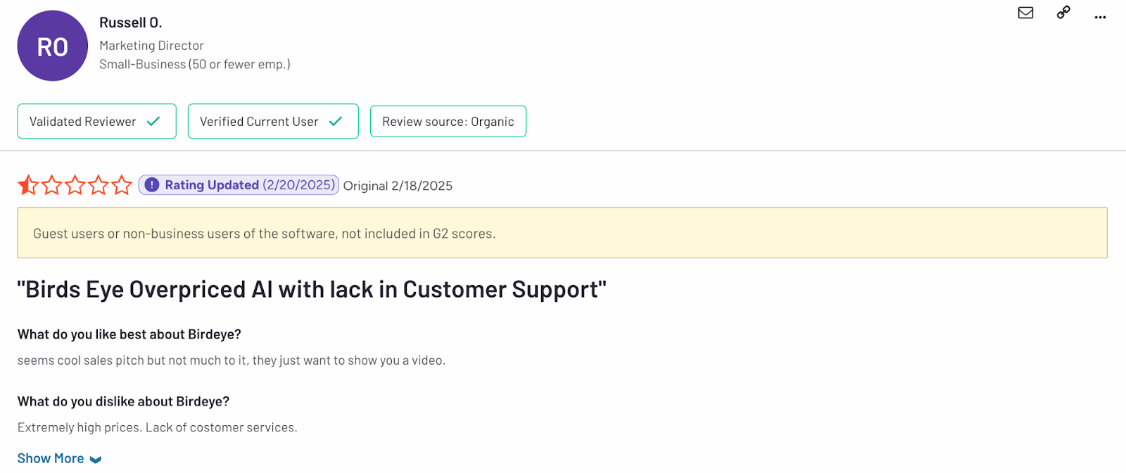 Birdeye Ratings and Customer Reviews: